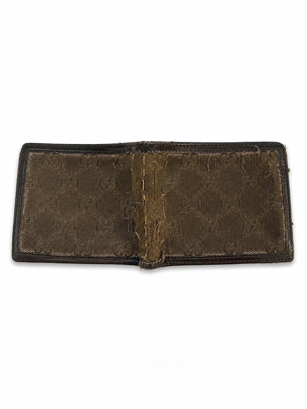 Vintage GG Monogram Bifold Wallet - Brown